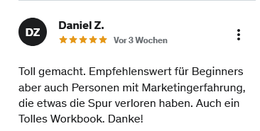 Workbook Marketingplan erstellen 2